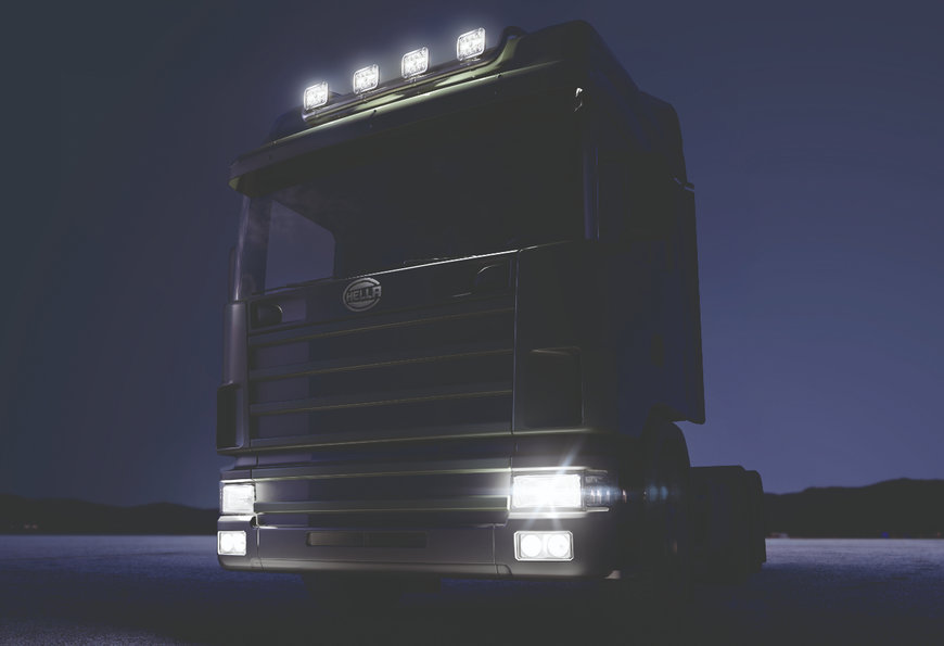 New Hella LED auxiliary headlamp series for trucks and off-road applications